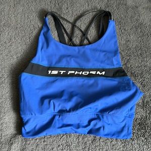 1st Phorm Blue Women's Crop Top